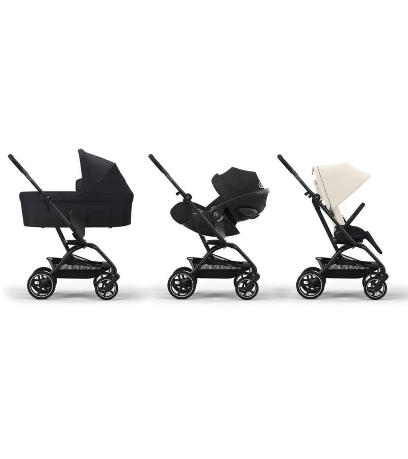 Βρεφικό καρότσι CYBEX Eezy S Twist + 2 BLK Canvas White