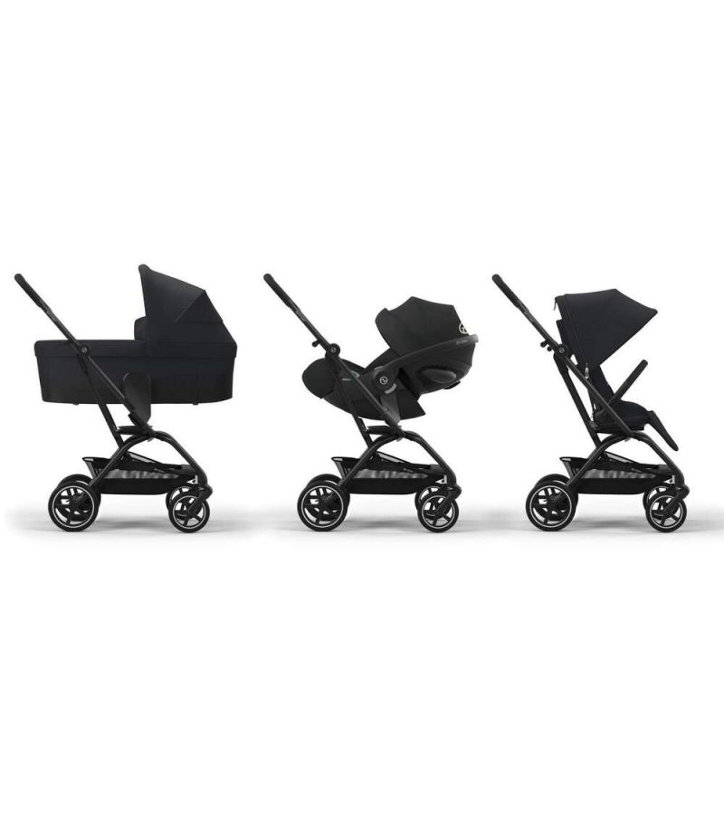 Βρεφικό καρότσι CYBEX Eezy S Twist + 2 BLK Magic Black