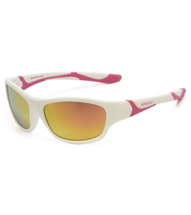 Γυαλιά ηλίου KOOLSUN Sport (3-8 χρονών) Mirror White Hot Pink SPWHHP003
