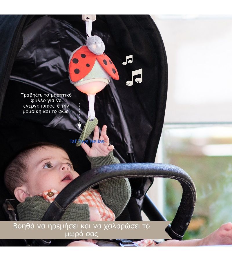 Μουσικό κρεμαστό παιχνίδι καροτσιού TAF TOYS Ladybag 13245