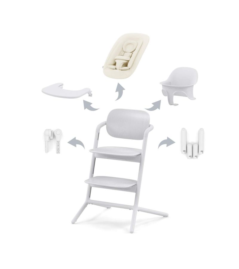 Καρέκλα φαγητού CYBEX Lemo Chair 4in1 All White