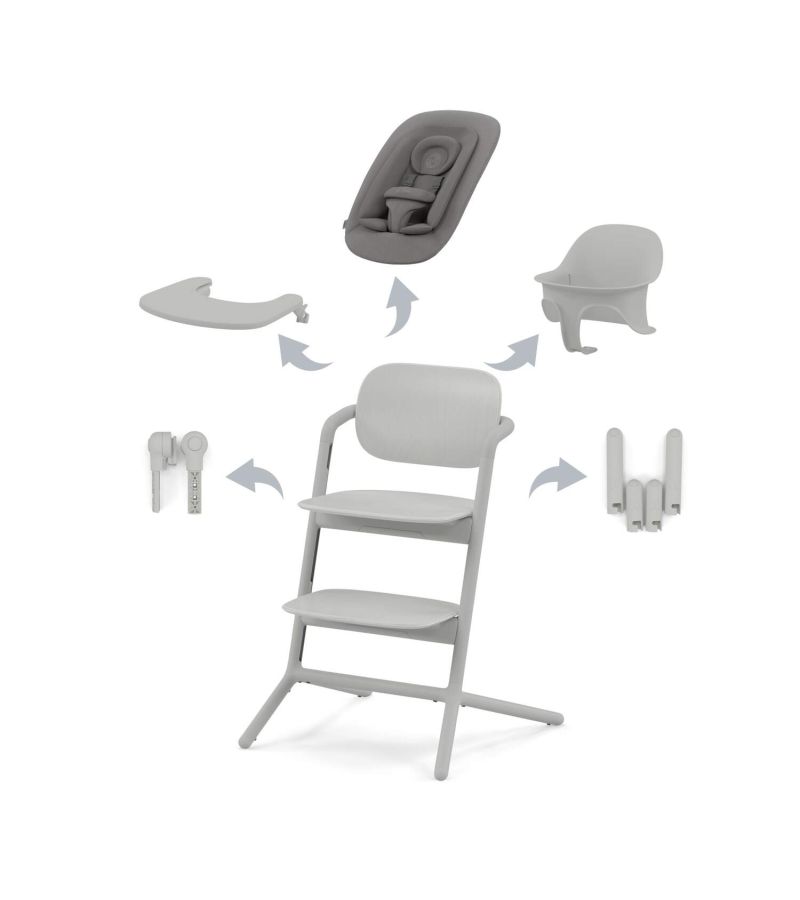Καρέκλα φαγητού CYBEX Lemo Chair 4in1 Suede Grey