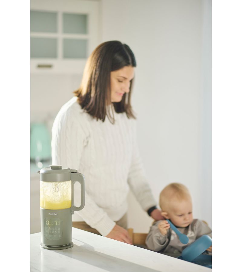 NUVITA Ατμομάγειρας 7in1 Magic Pappa 1967 HP 400W 700ml Sage Green NU-PPFP0021