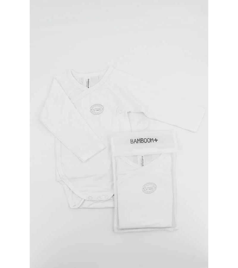 Μακρυμάνικο εσώρουχο από ύφασμα μπαμπού BAMBOOM Bianco 104-006-01