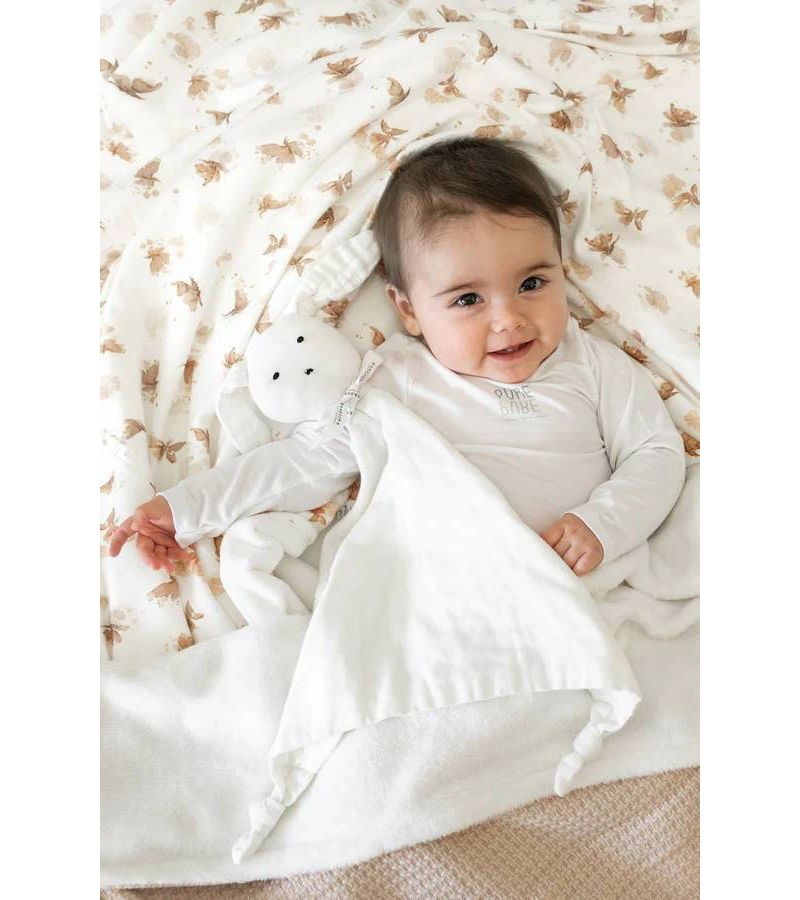 Μακρυμάνικο εσώρουχο από ύφασμα μπαμπού BAMBOOM Bianco 104-006-01