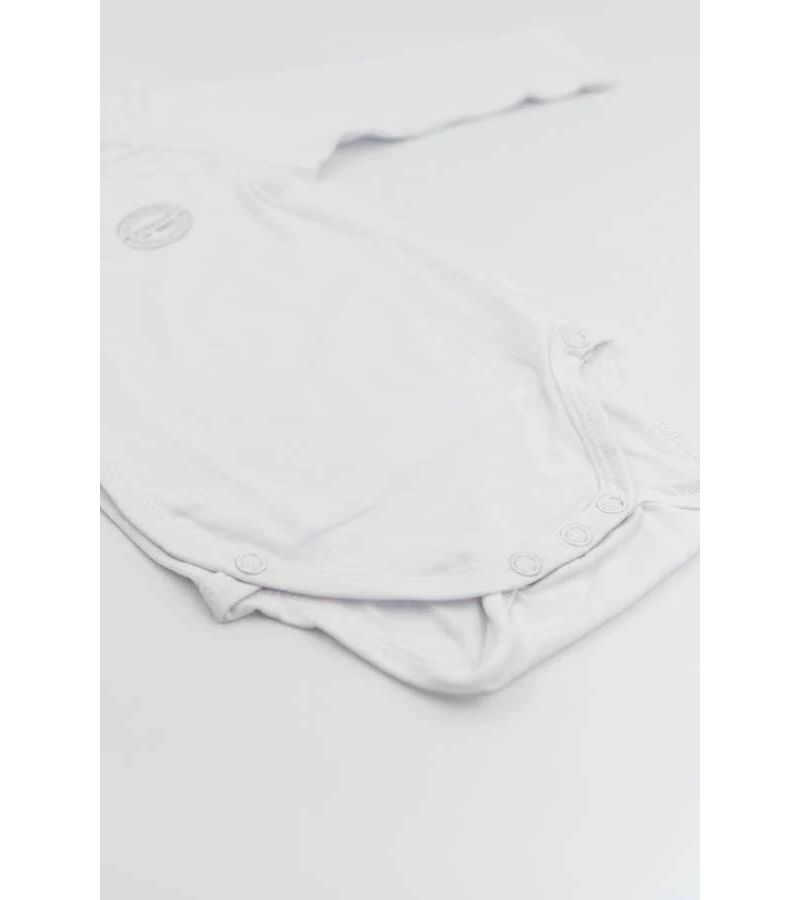 Μακρυμάνικο εσώρουχο από ύφασμα μπαμπού BAMBOOM Bianco 104-006-01