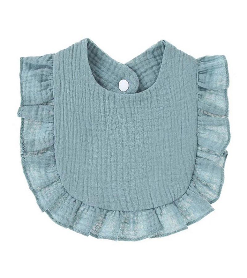 Σαλιάρα Μουσελίνα με βολάν MORVEN 23x14 ΠΕΤΡΟΛ 22011-5 ΣΑ0002