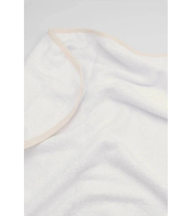 Μπουρνούζι - κάπα & γάντι μπάνιου από ύφασμα μπαμπoύ BAMBOOM 75x75 Olives Neutral