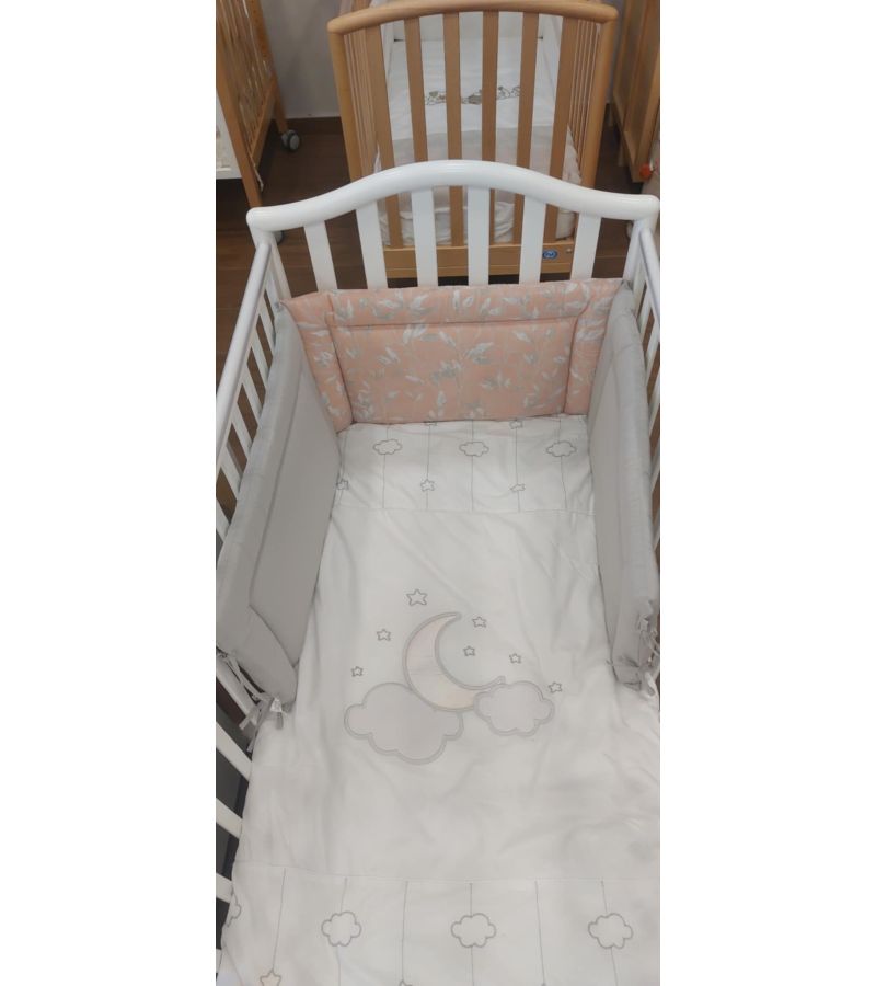 Πάντα NATALINO BEBELINO 190x40cm Σομόν Φύλλα 107