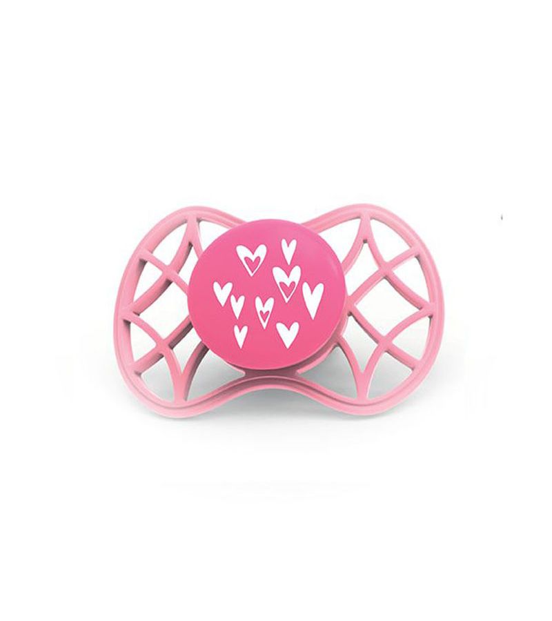 Ορθοδοντική Πιπίλα σιλικόνης με προστατευτικό κάλυμμα θηλής 6m+ NUVITA 7084 Air55 Pink Yarrow NU-ALPF0058