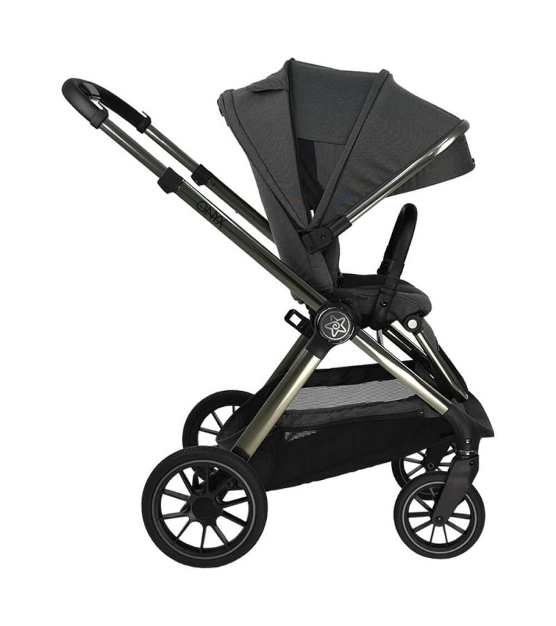 Πολυκαρότσι 3 σε 1 BEBE STARS Onyx Lava Grey 340-186