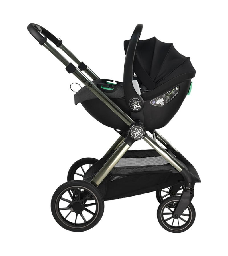 Πολυκαρότσι 3 σε 1 BEBE STARS Onyx Lava Grey 340-186