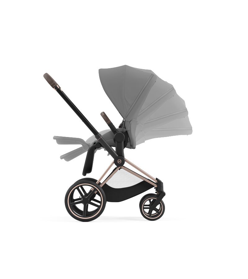 Βρεφικό Καρότσι CYBEX e-Priam Mirage Grey Rose Gold