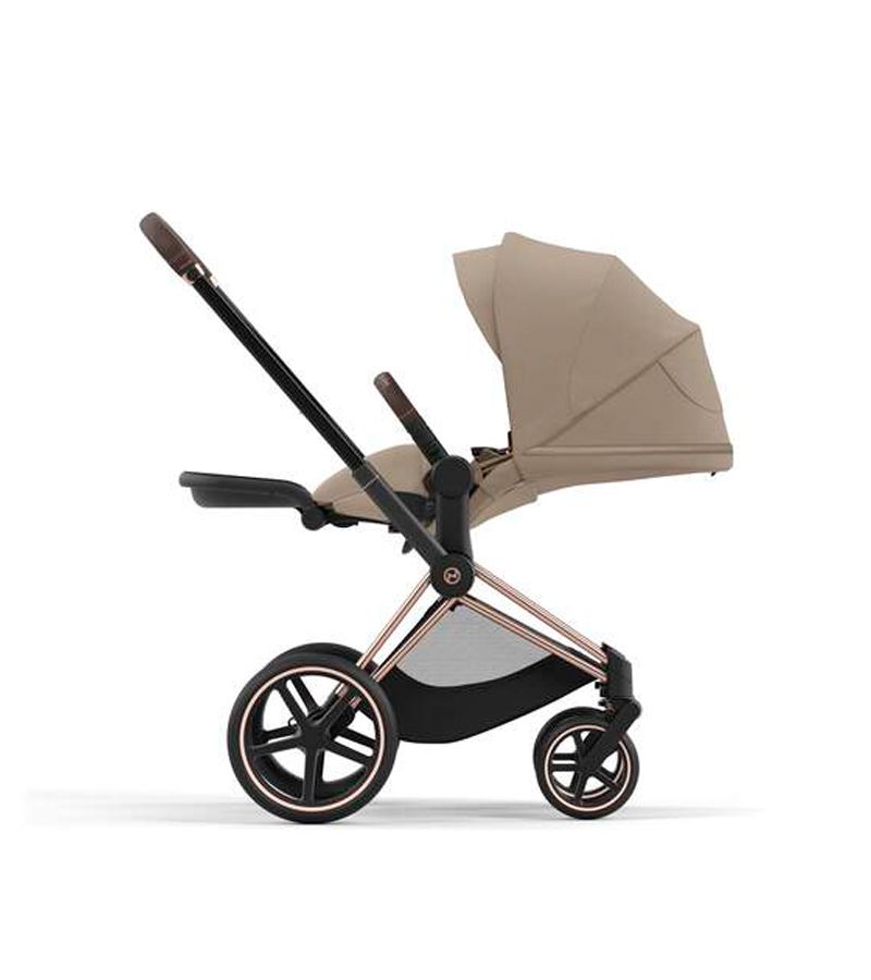 Βρεφικό Καρότσι CYBEX e-Priam Cozy Beige Rose Gold