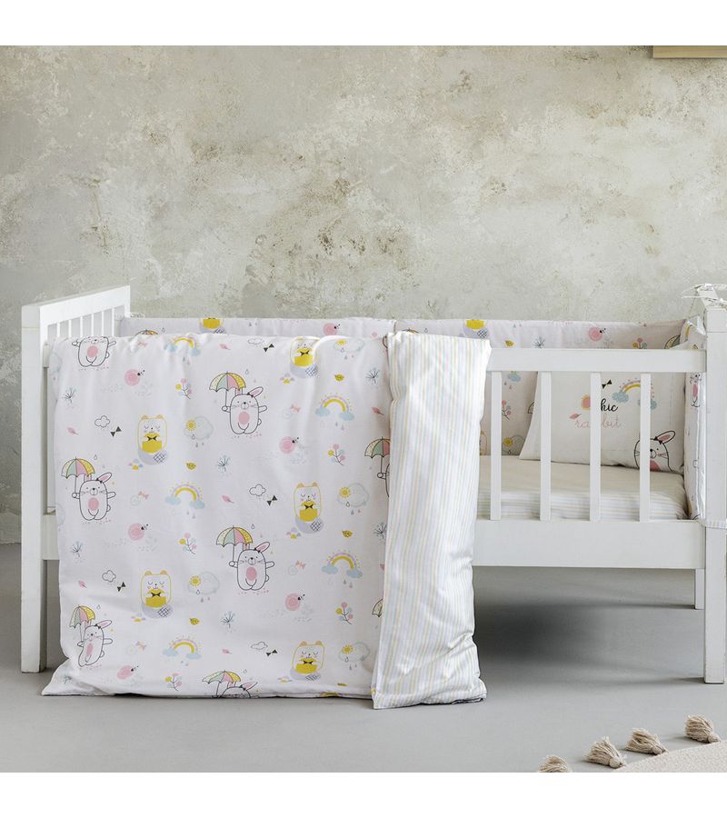 Σετ σεντόνια κούνιας 120x170 ΝΙΜΑ Chic Rabbit 32978