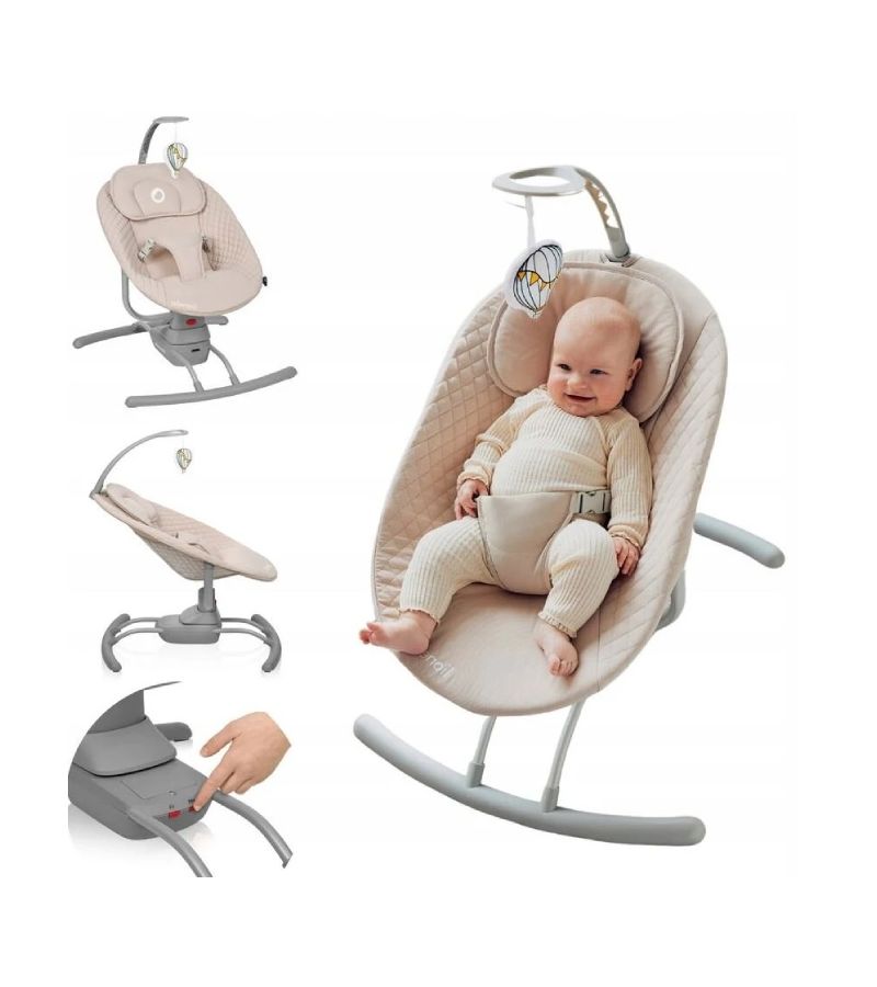 Εργονομικό Ηλεκτρικό Ρηλάξ Rio LIONELO Beige Latte