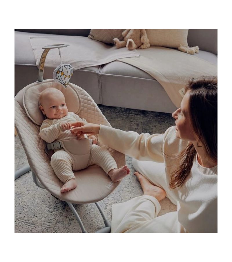 Εργονομικό Ηλεκτρικό Ρηλάξ Rio LIONELO Beige Latte