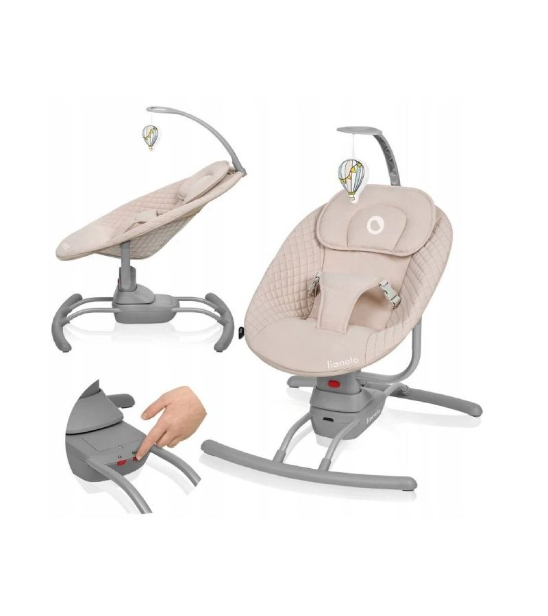 Εργονομικό Ηλεκτρικό Ρηλάξ Rio LIONELO Beige Latte