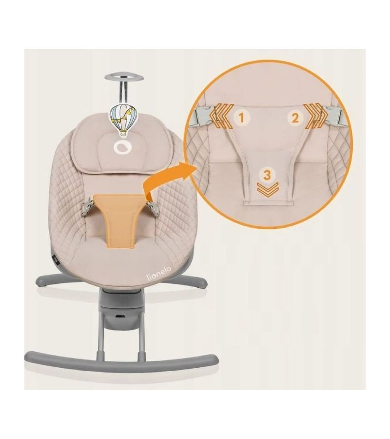 Εργονομικό Ηλεκτρικό Ρηλάξ Rio LIONELO Beige Latte