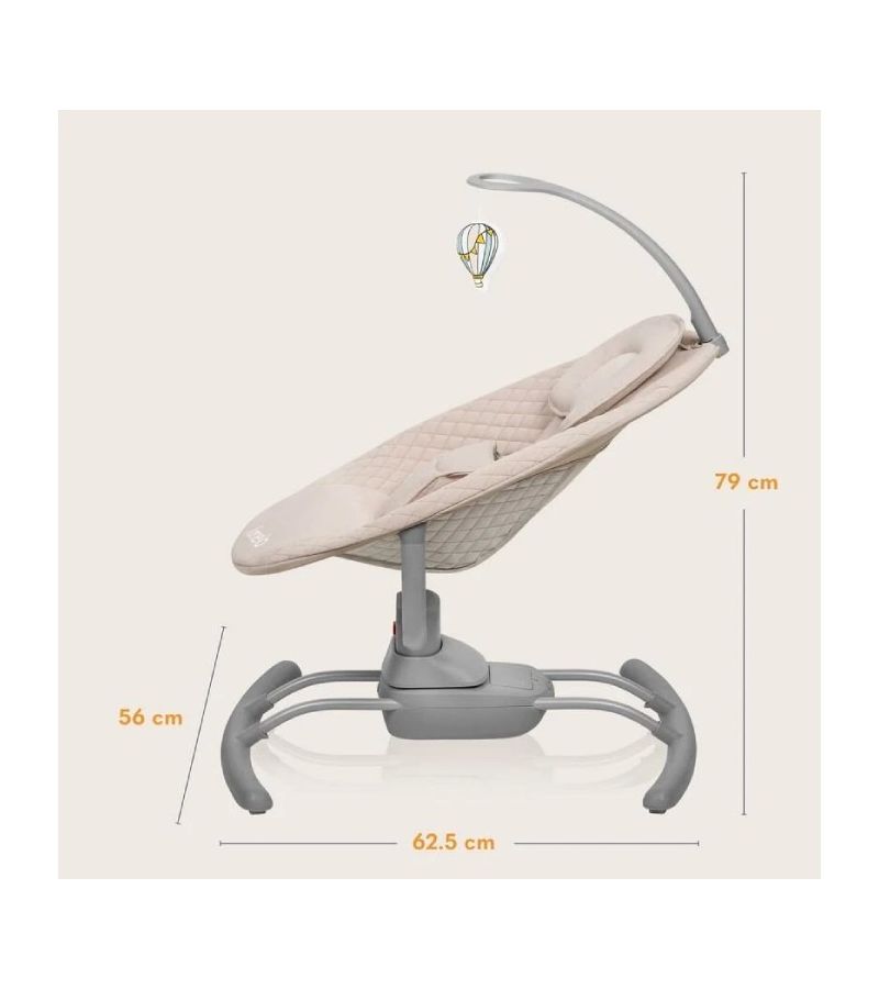 Εργονομικό Ηλεκτρικό Ρηλάξ Rio LIONELO Beige Latte