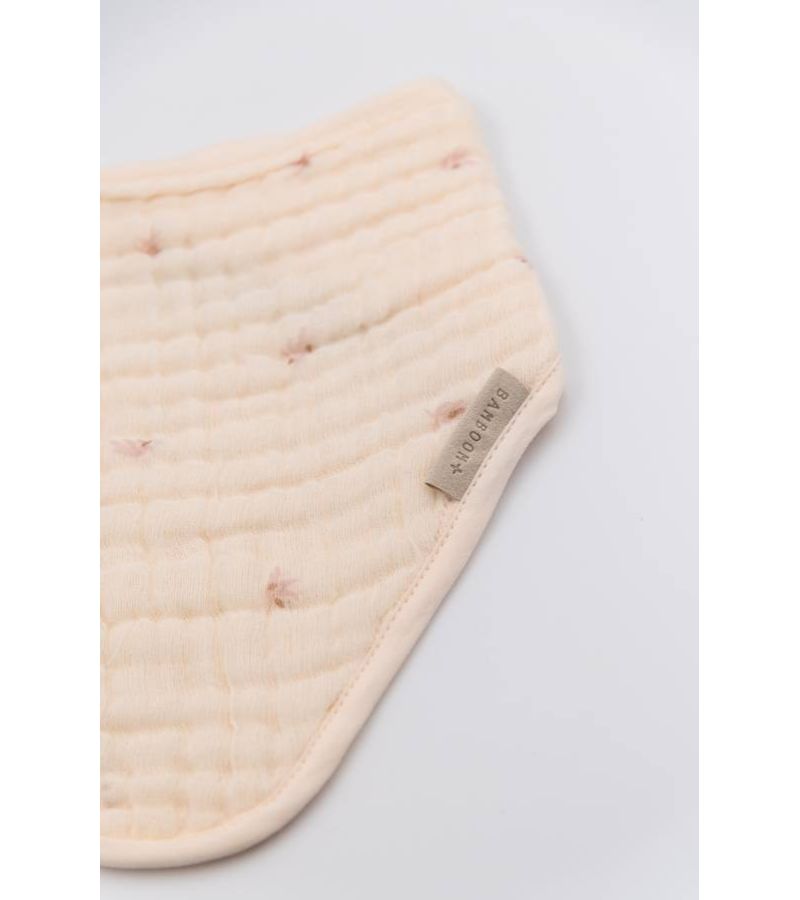 Σαλιάρα - μπαντάνα μουσελίνα BAMBOOM Olives Pink 778-414