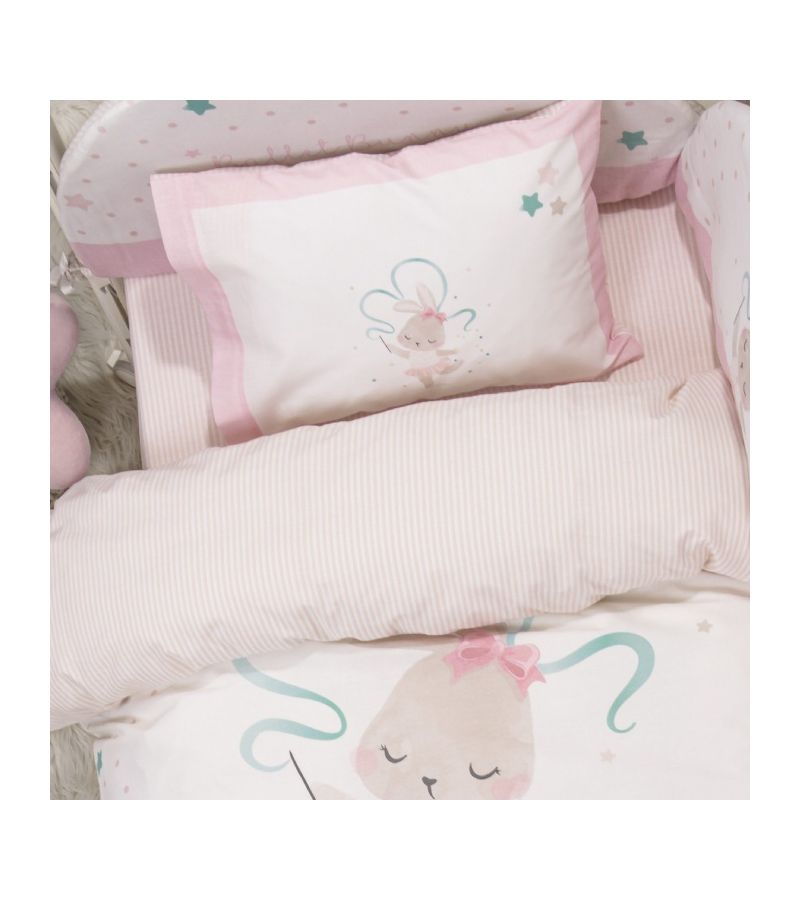 Σετ σεντόνια κούνιας 120x170 ΝΙΜΑ Ballet Bunny 35574