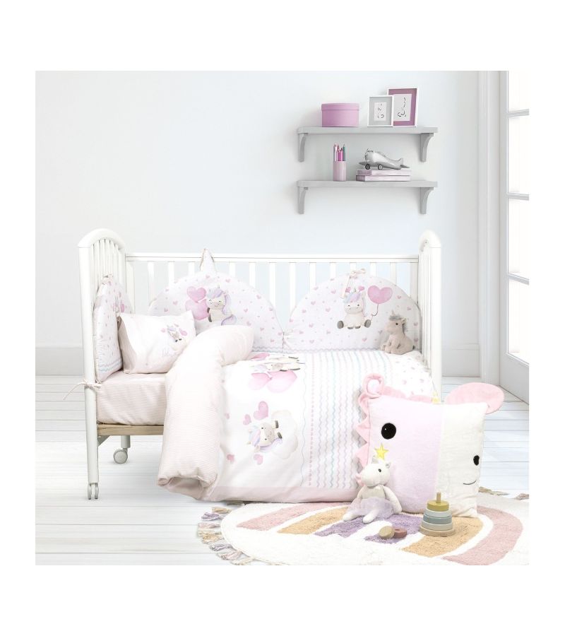 Σετ σεντόνια κούνιας 120x170 ΝΙΜΑ Luni Uni 35581