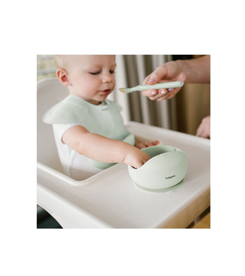 Μπωλ σιλικόνης με βεντούζα BABYONO Mint BN1481/03