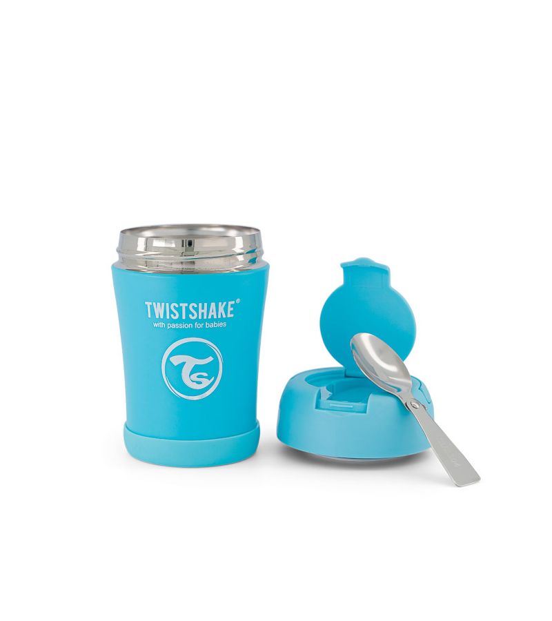 Ισοθερμικό Δοχείο Φαγητού TWISTSHAKE 350ml Pastel Blue