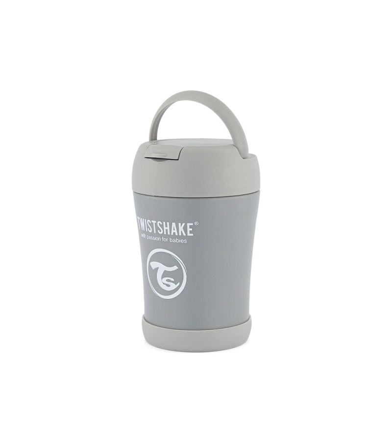 Ισοθερμικό Δοχείο Φαγητού TWISTSHAKE 350ml Pastel Grey