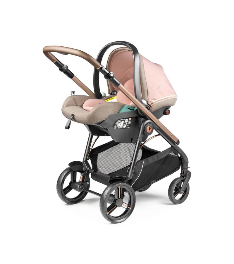 Πολυκαρότσι PEG PEREGO Veloce Brio Modular Mon Amour Με Κάθισμα με ανάκληση Lounge i-size (0-87cm)