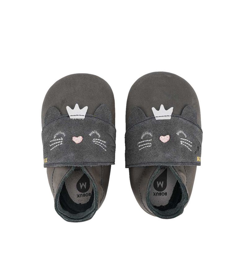 Βρεφικά παπούτσια BOBUX Soft Sole Whiskers Charcoal 1022-144-62