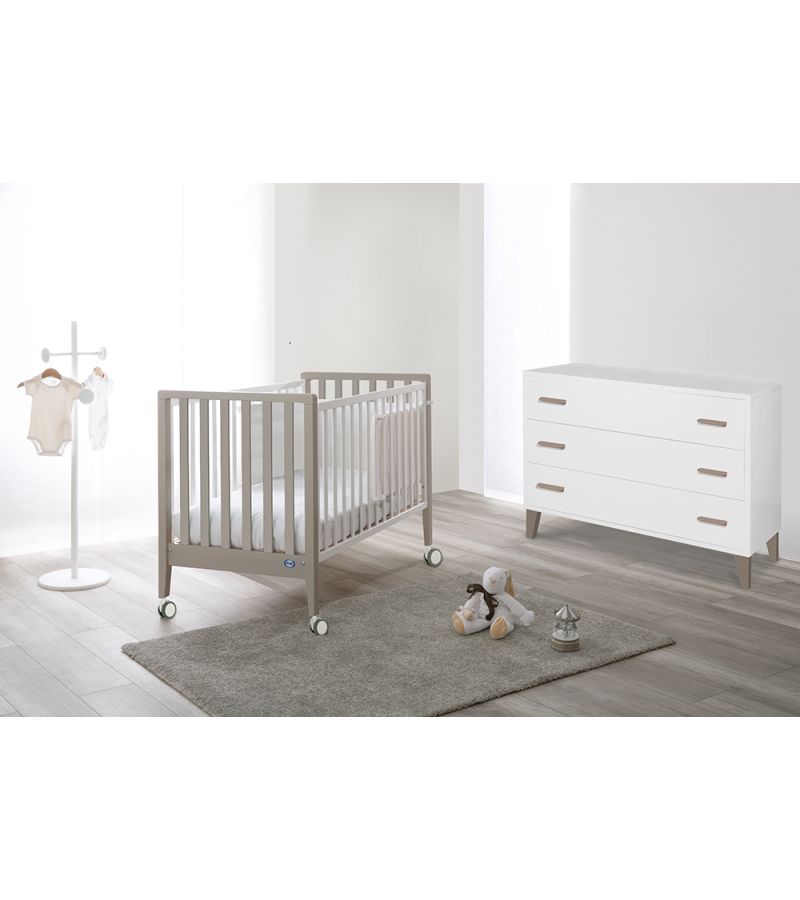 Συρταριέρα PALI Win Bianco-Tortora 115x51x85cm