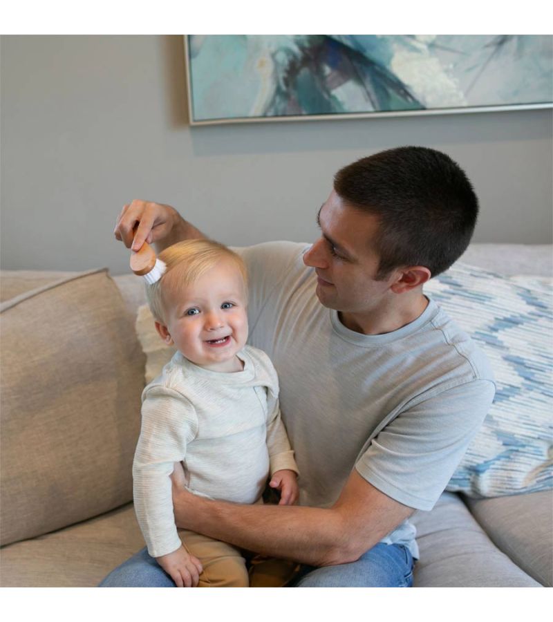 Ξύλινο Σετ Βούρτσα-Χτένα DR BROWNS HG086