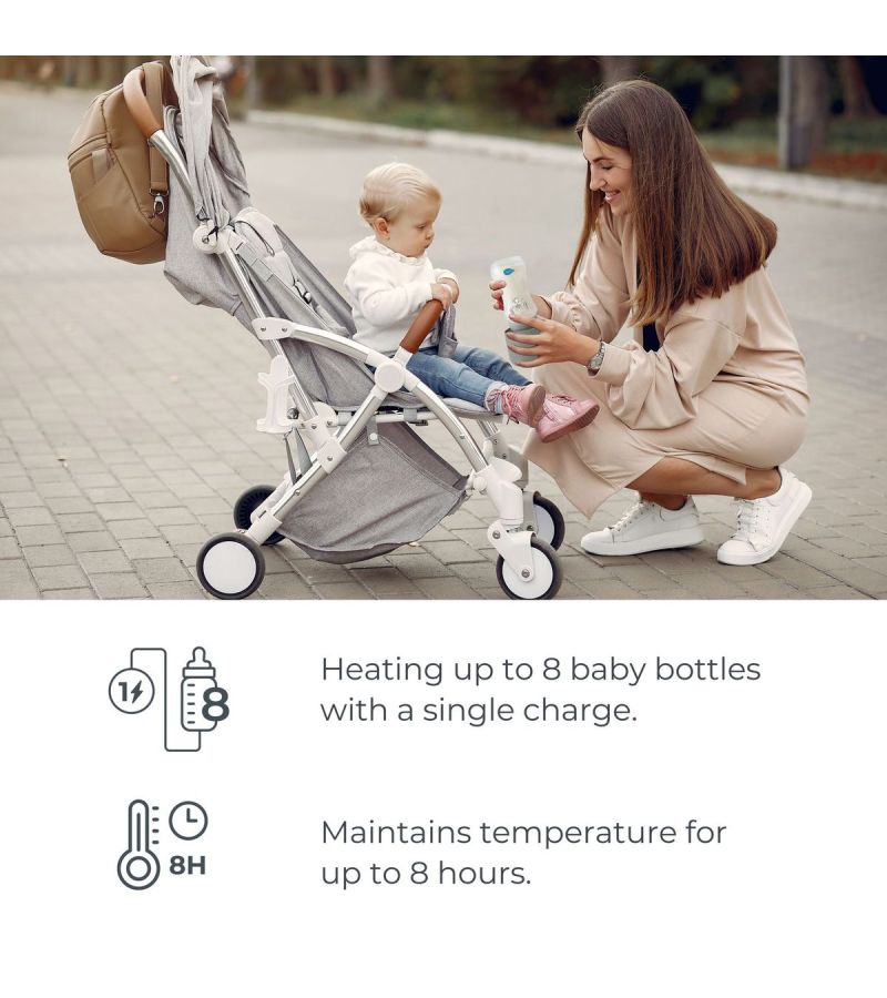 Φορητός Θερμαντήρας μπιμπερό NUVITA Warm n Go Universal 1162 NU-ALSC0013