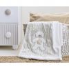 Πικέ κουβέρτα κούνιας PALI Teddy Bear White-Warm Grey 110x150