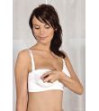 Σουτιέν θηλασμού CARRIWELL Seamless Nursing Bra, χρώμα μαύρο