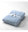 Κουβέρτα αγκαλιάς MORVEN Cocole G85 Βελουτέ, χρώμα μπλε 80x110