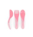 Σετ Κουτάλι, Μαχαίρι, Πιρούνι 6+ Μηνών TWISTSHAKE Pastel Pink 32-08-78199