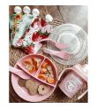 Σετ Κουτάλι, Μαχαίρι, Πιρούνι 6+ Μηνών TWISTSHAKE Pastel Pink 32-08-78199