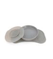 Σουπλά Click-Mat Mini Με Αποσπώμενο Πιάτο TWISTSHAKE Pastel Grey 32-08-78442