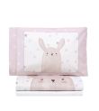Σετ σεντόνια κούνιας με Λάστιχο 70x140+15 NIMA Lovely Bunny 34368