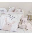 Σετ σεντόνια κούνιας με Λάστιχο 70x140+15 NIMA Lovely Bunny 34368