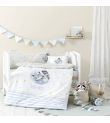Σετ σεντόνια κούνιας με Λάστιχο 70x140+15 ΝΙΜΑ Sleepy Racoon 34828