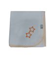 Πάνα αγκαλιάς FIGLIO BINO φανέλα με κέντημα Orange Stars 35-01 (80x80)