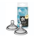 Θηλές σιλικόνης Advanced Anti-Colic TOMMEE TIPPEE Μεταβλητής ροής σε σχήμα Χ για 0+ μηνών (2 τεμ) 42122651