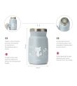 Θερμός Φαγητού 500ml NUVITA 4472 Powder Blue NU-PPCP0052
