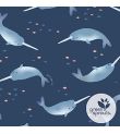 Μαγιό - πάνα GREEN SPROUTS Eco Snap Swim Diaper Navy Narwhal GS-701058-6055