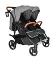 Καρότσι διδύμων BEBESTARS Double Trouble Grey 7901-186
