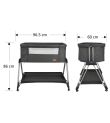 Λίκνο BEBESTARS Pearl Graphite 845-186